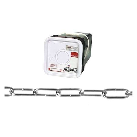 Handy Link Chain, Zinc Plated, 500' per Square Pail MPN:T0339626