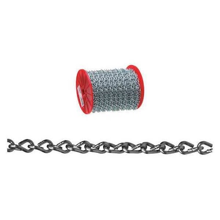 No. 16 Double Jack Chain, Zinc Plated, 200' per Reel MPN:T0721627N