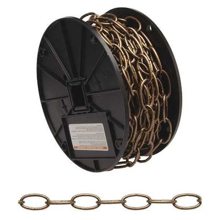 No. 10 Decorator Chain, Brushed Nickel, 40' per Reel MPN:T0722010
