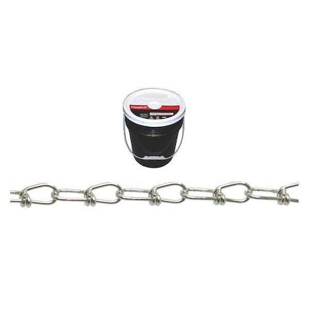 2/0 Double Loop (Inco) Chain, Zinc Plated, 350' per Round Pail MPN:T0752023N