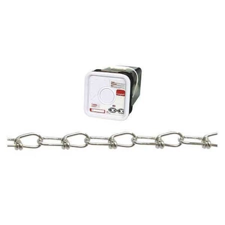 No 1 Double Loop (Inco) Chain, Zinc Plated, 450' per Square Pail MPN:T0754126N