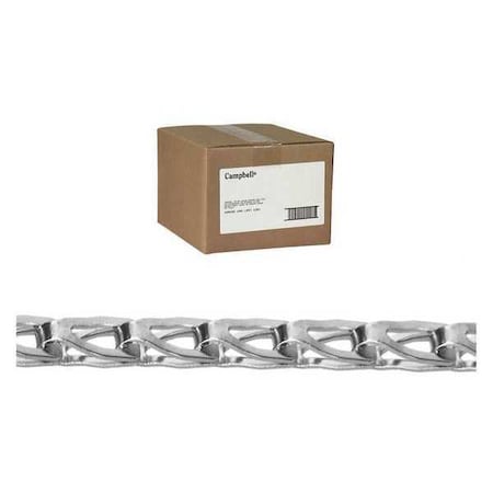No. 8 Stainless Steel Sash Chain, Type 304, Bright, 100' per Carton MPN:T0898014N