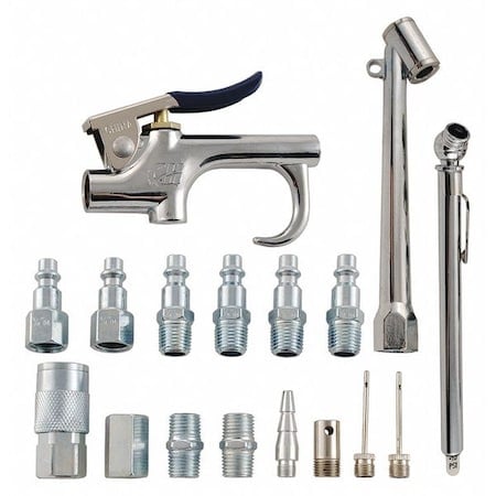 Air Tool and Accessory Kit, 1/4