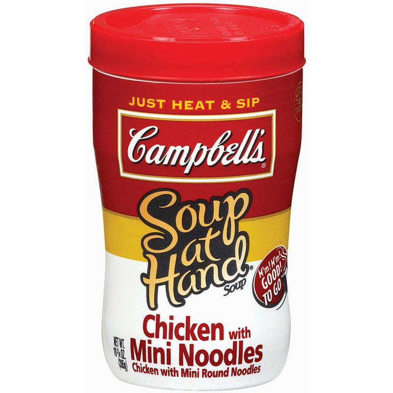 Campbells Soup At Hand, Chicken With Mini Noodles, 10.75 Oz, Box Of 8 MPN:14982
