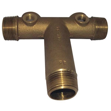 Well Water Tank Fitting, Brass, Tee MPN:RUTC4-3LF