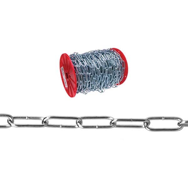 Weldless Chain, Load Capacity (Lb. - 3 Decimals): 255.000, Type: Handy Link Chain, Trade Size: #120, Chain Diameter (Decimal Inch): 0.1200, For Lifting: No MPN:T0723169