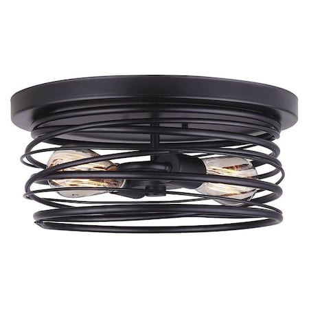 Flush Mount Light, 2 Light, 13-7/8