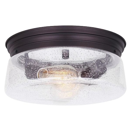 Flush Mount Light, 2 Light, 60W, 12