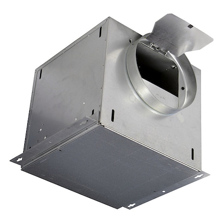 In-Line Cabinet Fan, Steel, 12 1/4