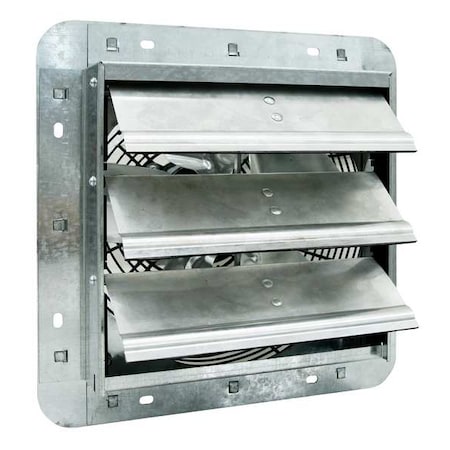 Shutter Fan, 10In Bld Dia, Galvalume, 120 MPN:GSF3-10A