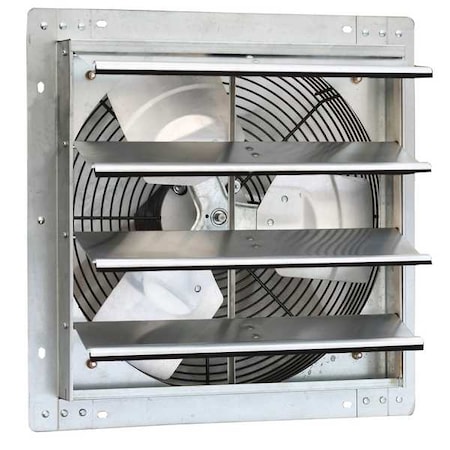 Shutter Fan, 16In Bld Dia, Galvalume, 120 MPN:GSF3-16A