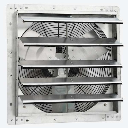 Shutter Fan, 18In Bld Dia, Galvalume, 120 MPN:GSF3-18A