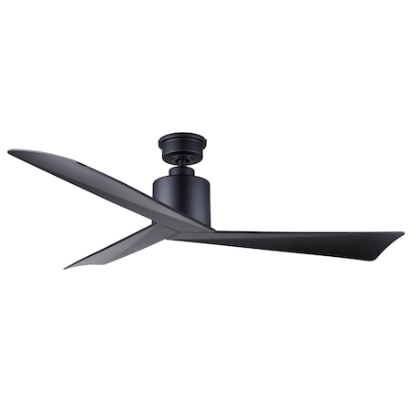 Ceiling Fan, Black, 52 in Dia, 3 Blade MPN:CF52ELI3BK