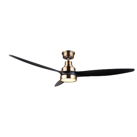 CeilingFan, Black, 52inDia, 3Blade MPN:CF52LUE3GD