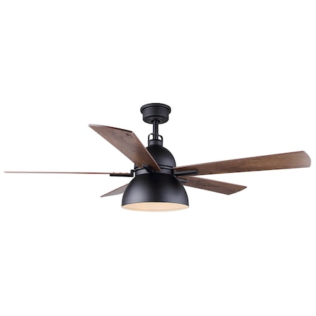 Ceiling Fan, Black, 52 in Dia, 5 Blade MPN:CF52LYR5BK