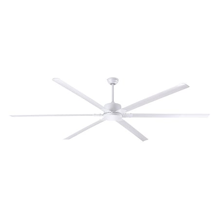 Ceiling Fan, 120 in Blade Dia, 6 Blades, 5 Speeds, 120V AC, White MPN:CP120WH