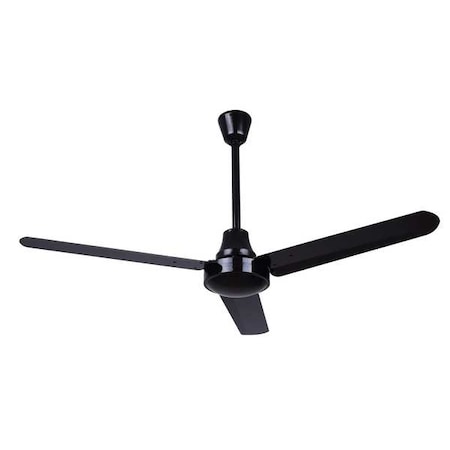 Industrial DC Fan, CP48D10N, 48inch Fan, 4 ft Blade Dia, 3 Blades, 5 Speeds, 120V AC MPN:CP48D10N