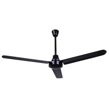 Industrial DC Fan, CP56D10N, 56inch Fan, 56 in Blade Dia, 3 Blades, 5 Speeds, 120V AC MPN:CP56D10N