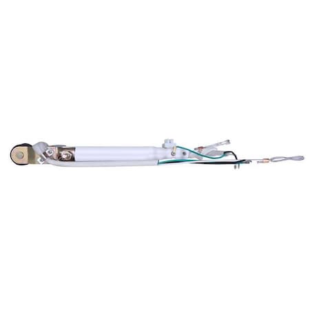 FanDownrod, White, Steel, 1inDia, 8inL MPN:DCR08WR11