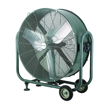 Industrial Fan, Ceiling Mount, 36 in Blade Dia, 120V, 18, 564/16, 094 cfm, Non-Oscillating MPN:HVR36