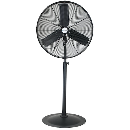 Standard-Duty Industrial Fan, Pedestal Mount, 120V AC, 10, 205/9, 855/9, 447 cfm MPN:PBKD30-OSC