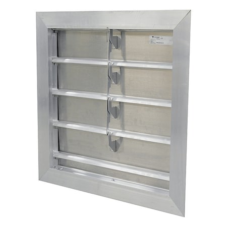 Manual Damper, Aluminum, Square MPN:SR3220X20