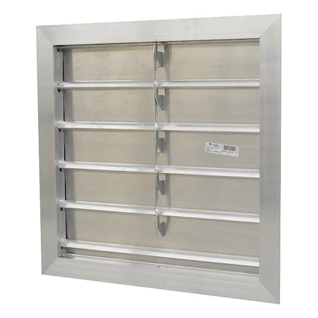 Manual Damper, Aluminum, Square MPN:SR3224X24
