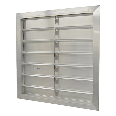 Manual Damper, Aluminum, Square MPN:SR3230X30