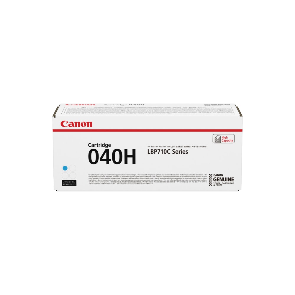 Canon CRG-040H Original Laser Toner Cartridge - Cyan Pack - 10000 Pages MPN:0459C001