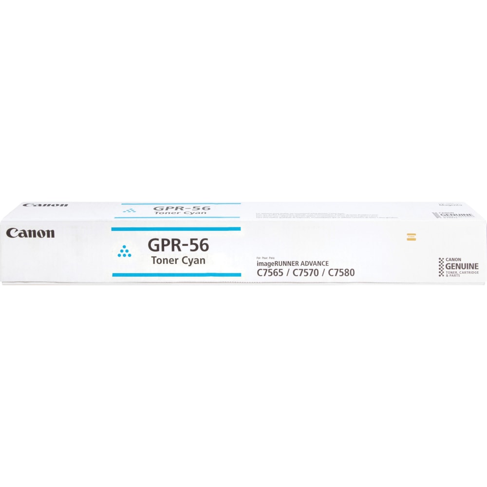 Canon GPR-56 Toner Bottle Cartridge - Laser - Cyan - 66500 Pages - 1 Each MPN:0999C003