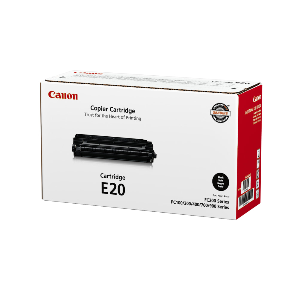 Canon E-20 Black Toner Cartridge, 1492A002CA MPN:1492A002CA