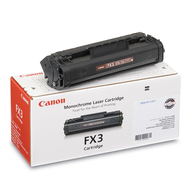 Canon FX-3 Black Toner Cartridge, 1557A002 MPN:1557A002