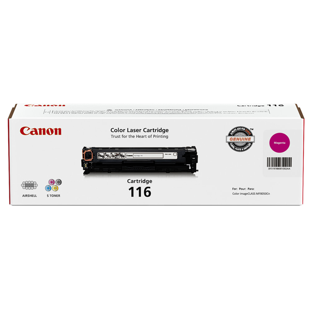 Canon 116 Magenta Toner Cartridge, 1978B001 MPN:1978B001