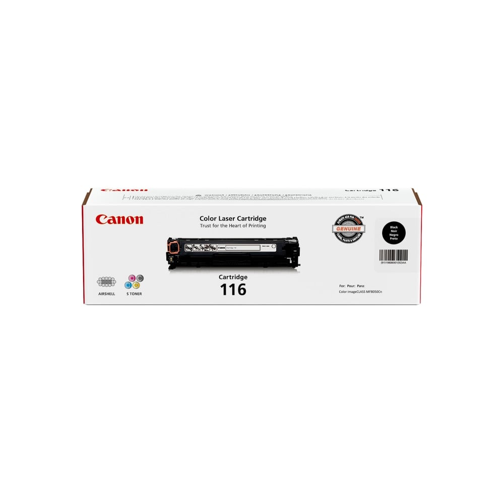 Canon 116 Black Toner Cartridge, 1980B001 MPN:1980B001