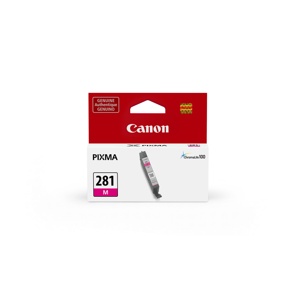 Canon CLI-281 ChromaLife 100+ Magenta Ink Tank, 2089C001 MPN:2089C001
