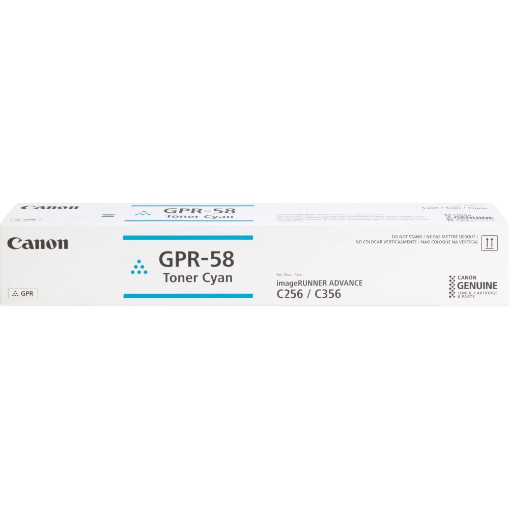 Canon GPR-58 Cyan High Yield Toner Cartridge, 2183C003 MPN:2183C003