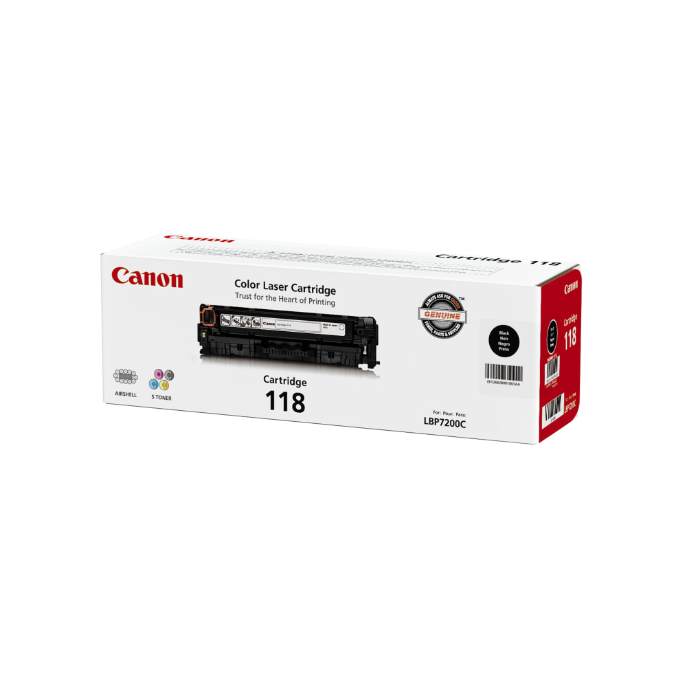 Canon 118 Black Toner Cartridge, 2662B001 MPN:2662B001AA