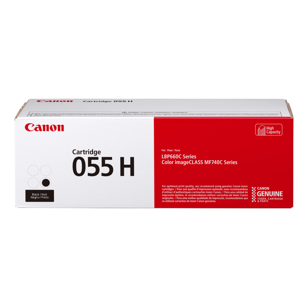Canon 055H Black High Yield Toner Cartridge, 3020C001 MPN:3020C001AA