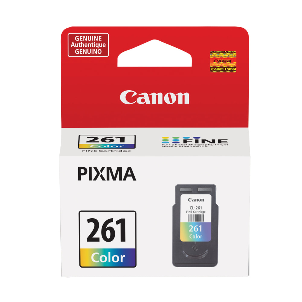 Canon CL-261 Tri-Color Ink Cartridge, 3725C001 MPN:3725C001