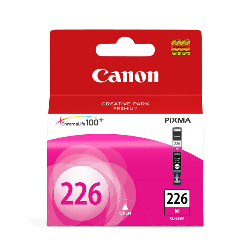 Canon CLI-226 ChromaLife 100+ Magenta Ink Tank, 4548B001 MPN:4548B001