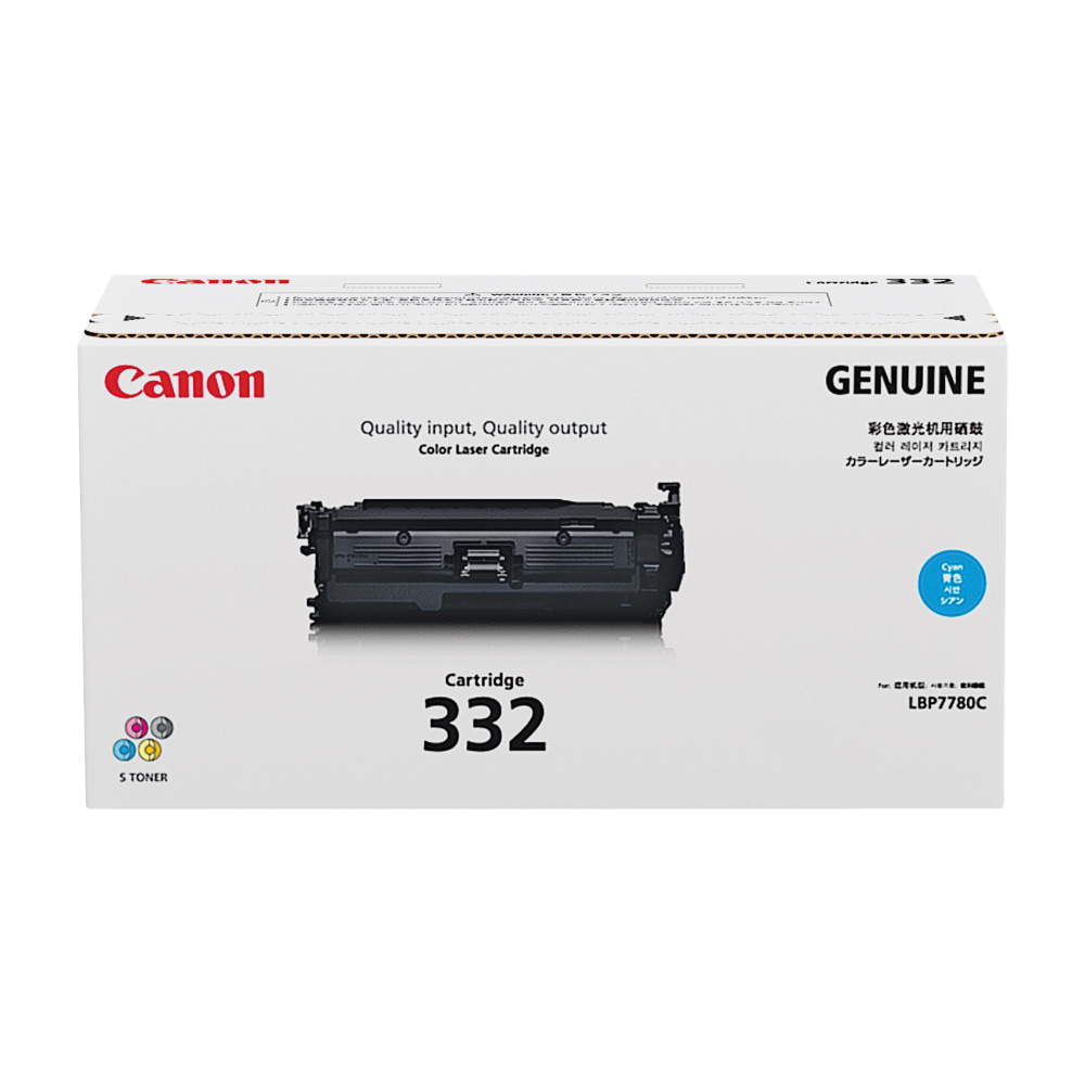 Canon 332 Cyan Ink Cartridge, 6262B012AA MPN:6262B012