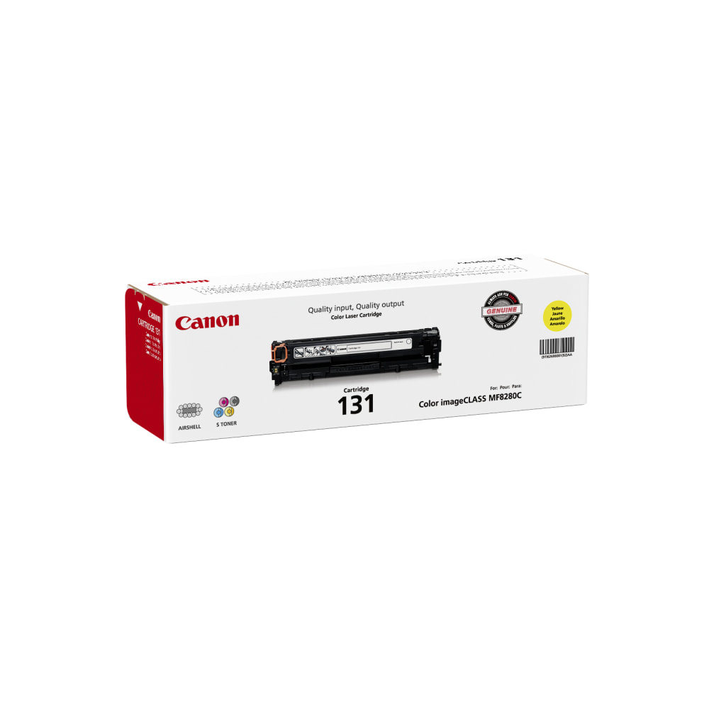 Canon 131 Yellow Toner Cartridge, 6269B001AA MPN:6269B001AA