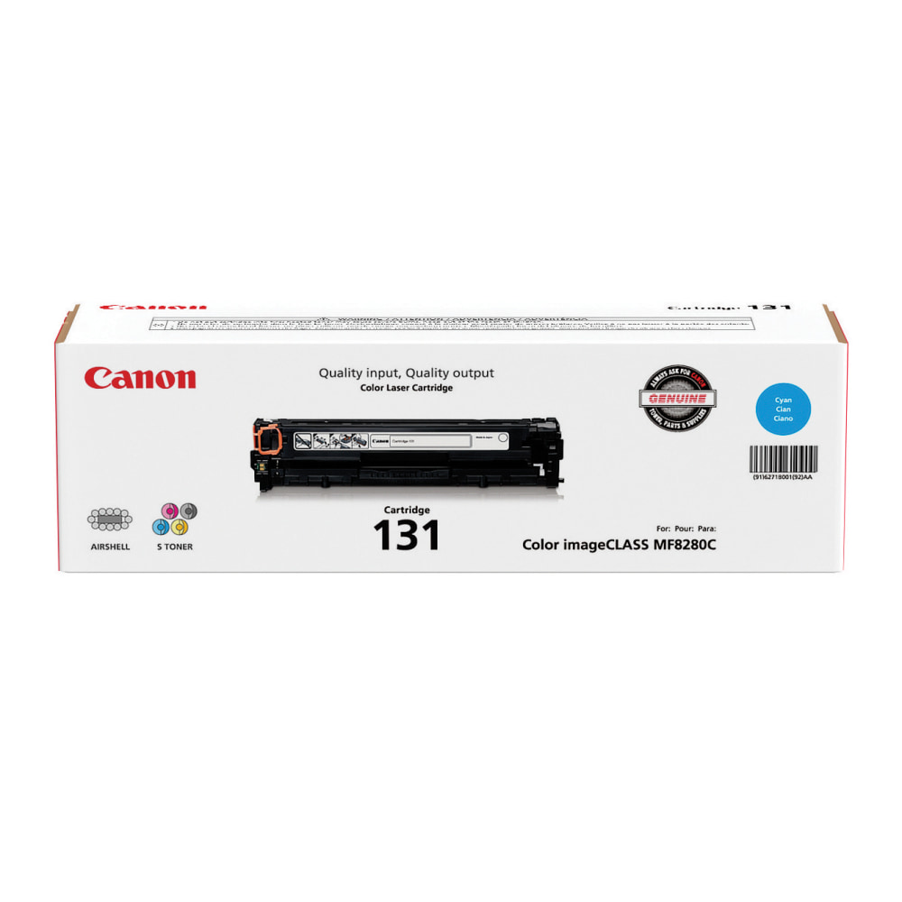 Canon 131 Cyan, Magenta, Yellow Toner Cartridges, Pack Of 3, 131 combo MPN:6270B004AA