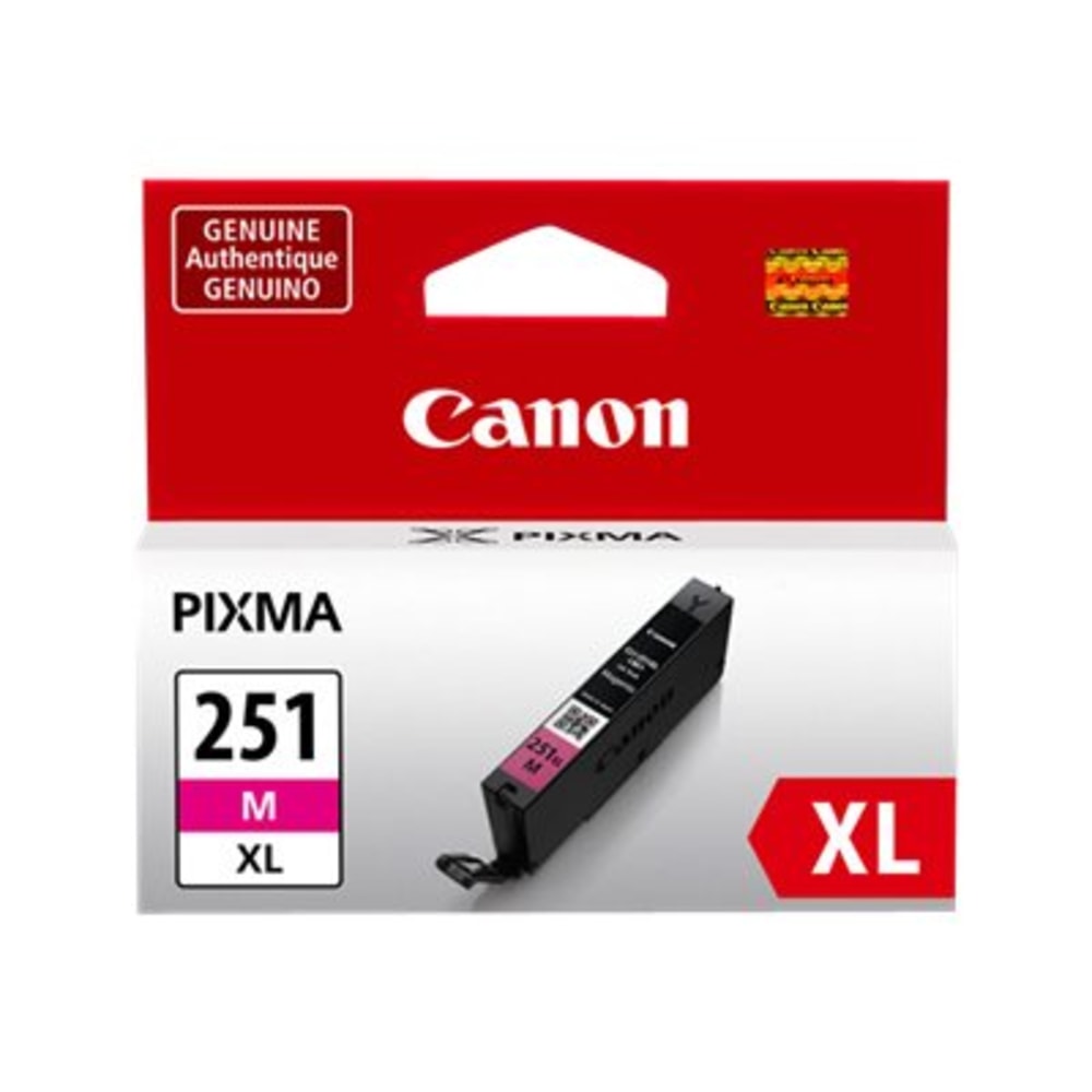 Canon CLI-251XL Magenta High-Yield Ink Tank, CLI-251M XL MPN:6450B001