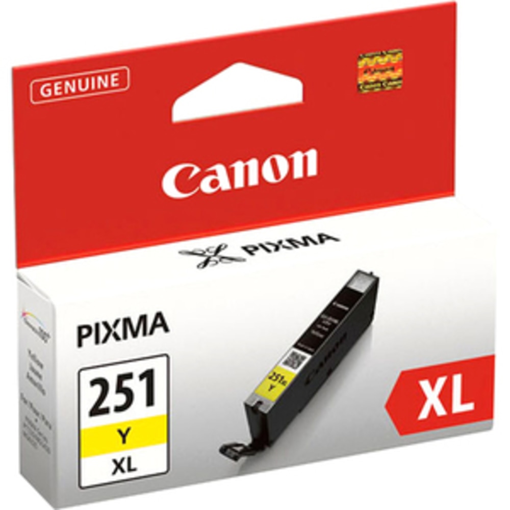 Canon CLI-251XL Yellow High-Yield Ink Tank, CLI-251Y XL MPN:6451B001