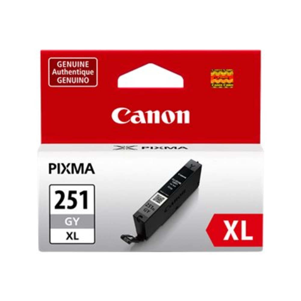 Canon CLI-251XL Gray High-Yield Ink Tank, CLI-251G XL MPN:6452B001