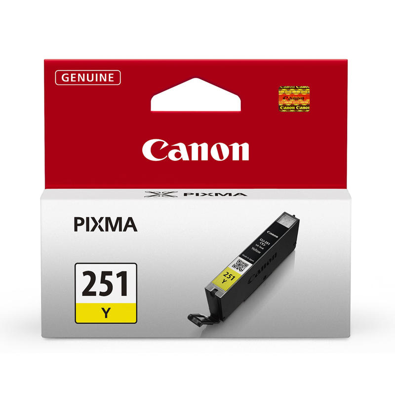 Canon CLI-251 Yellow Ink Tank, 6516B001 MPN:6516B001