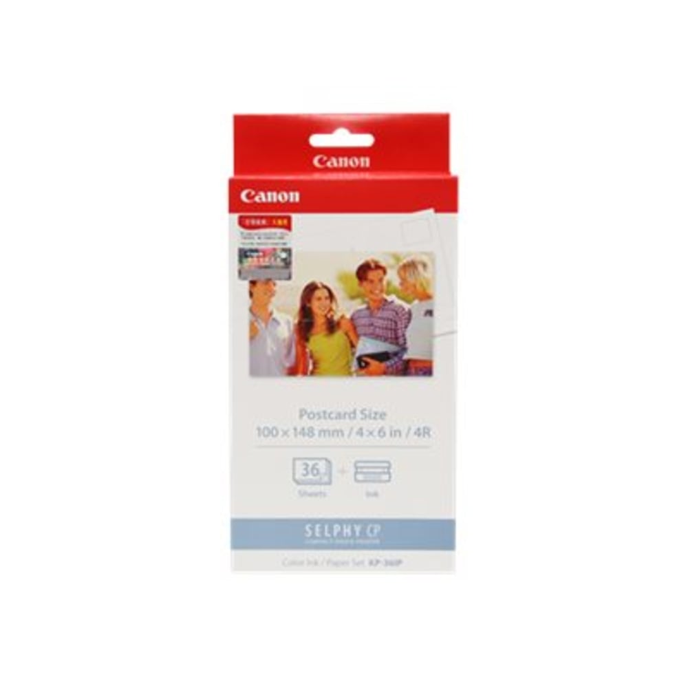 Canon KP-36IP Tri-Color Ink Cartridge And Photo Paper Kit, 7737A001 MPN:7737A001