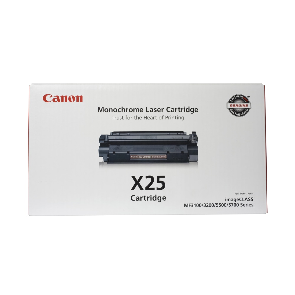 Canon X25 Black Toner Cartridge, 8489A001 MPN:8489A001AA