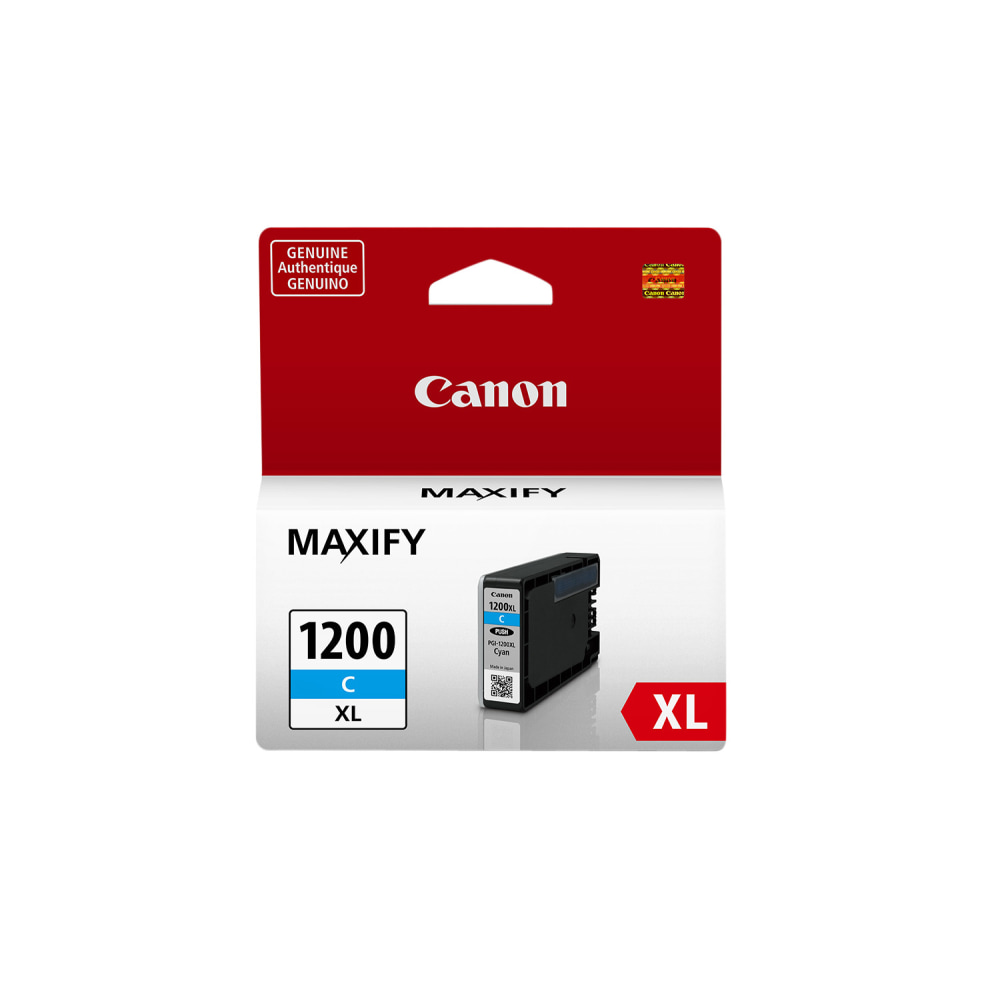 Canon PGI-1200XL Cyan High-Yield Ink Tank, 9196B001 MPN:9196B001